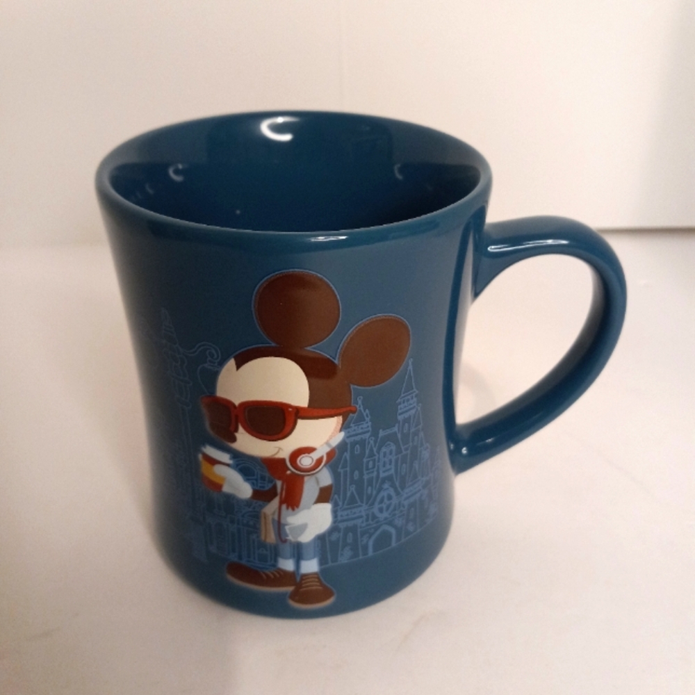 Disney Parks Mickey's Coffee Blue Coffee Mug - New